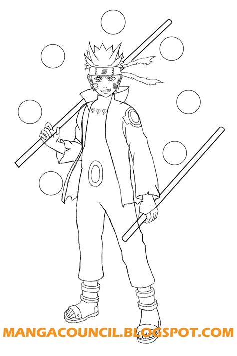 Naruto Sage Mode Coloring Pages At Getdrawings Free Download