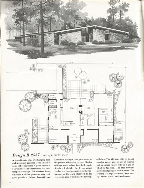 Mid Century Modern Home Design Plans Home Design Ideas