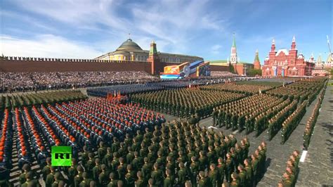 Rumbling Robots And Hypersonic Missiles Victory Day Parade Kicks Off On