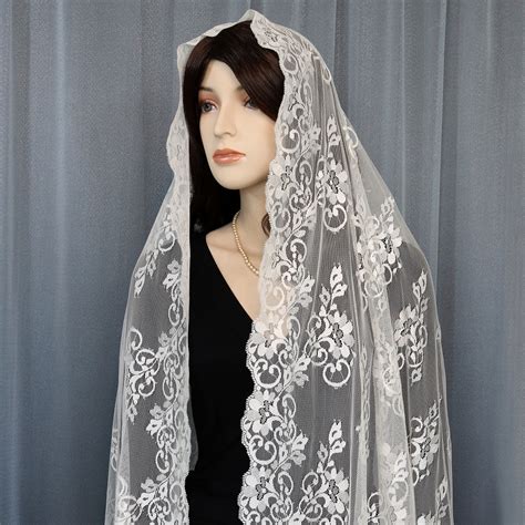 Mantilla Wedding Veil Mantilla Veil Hand Made In Spain