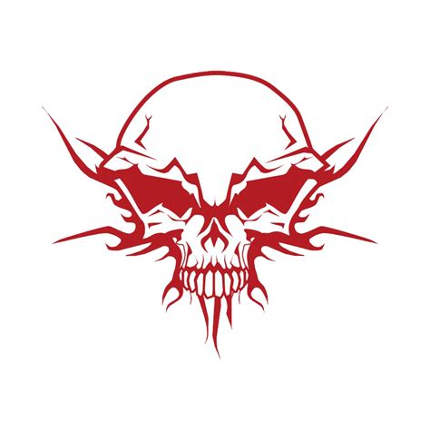 Skull Drawing Clip Art Red Skull Png Download 800800 Free