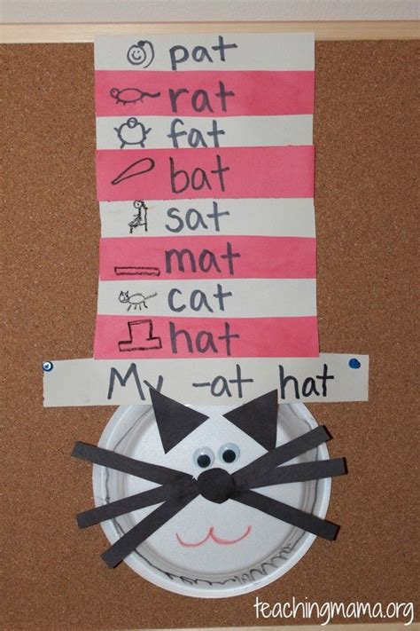 cat in the hat rhyming hat dr seuss crafts dr seuss preschool activities seuss crafts