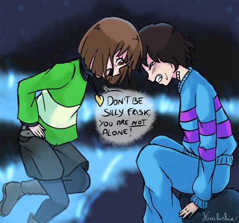Youre Not Alone Frisk By Lushia On Deviantart
