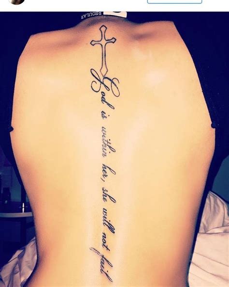 There are many designs for spine tattoos including chinese letterings spine tattoos for guys and girls. 55+ Best Quote Tattoo Ideas For Women | Spine tattoos, Back tattoo women, Spine tattoos for women