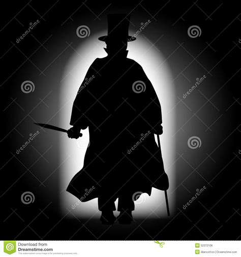 Jack The Ripper Silhouette Stock Illustration Illustration Of Killer