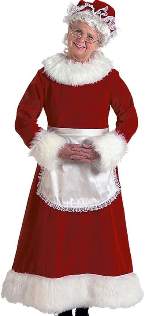 Amazon Com Velvet Mrs Claus Size Halco Burgundy Professional