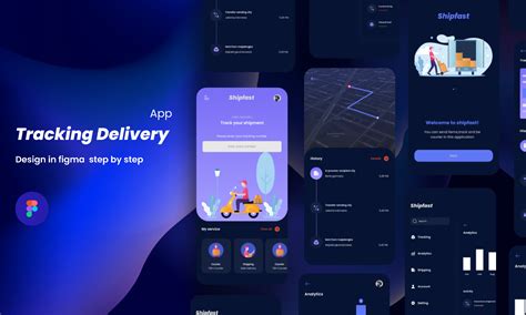 Tracking Delivery Ui Kit Figma