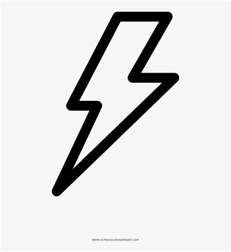 Lightning Bolt Coloring Page - Vector Graphics Transparent PNG - 1000x1000 - Free Download on