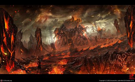 Flames Earth By Zez Zhaoenzhe 2d Cgsociety Fantasy Places Sci Fi