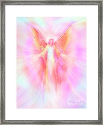Archangel Metatron Reaching Out In Compassion Painting By Glenyss Bourne