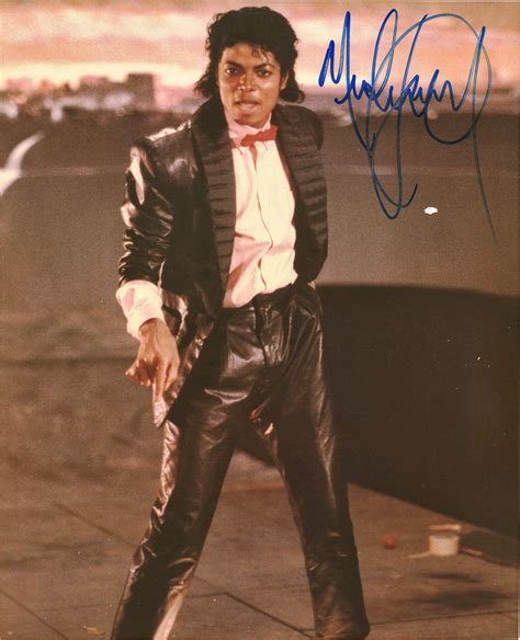 Lot Detail Michael Jackson Vintage Signed X Color Photograph