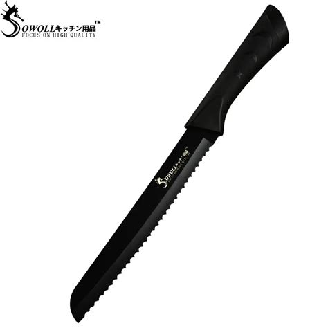 Sowoll Star Shape Black Handle Stainless Steel Knife Handmade 8