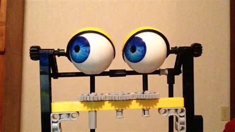 Lego Prototype Mechanical Animatronic Blinking Puppet Eyes Youtube