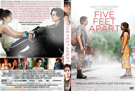 Five feet apart is a 2019 american romantic drama film directed by justin baldoni (in his directorial debut) and written by mikki. Five Feet Apart DVD Cover | Cover Addict - Free DVD ...