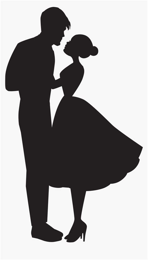 Love Silhouette Clip Art Romantic Couple Dancing Silhouette Hd Png