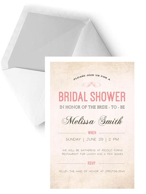 style simple diy printable templates onto your bridal shower invitations for a polished wedding