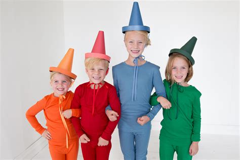 Choose your favorite crayon color and join friends or family for the most vivid homemade costume this year. The Day the Crayons Quit costumes