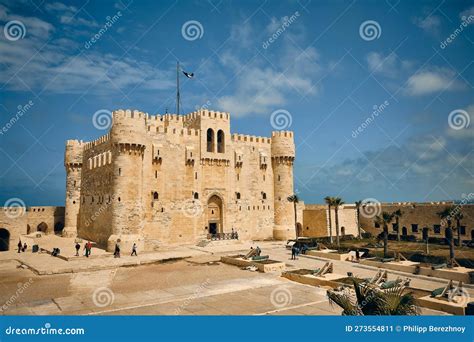 Citadel Of Qaitbay Alexandria Egypt Stock Image Image Of Egyptian