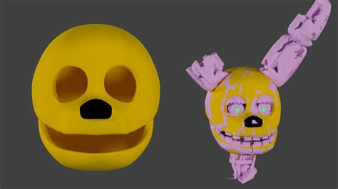 Spring Bonnie Wip Modeled After St From Fnaf Vr By Roux36arts On