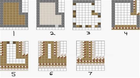 Minecraft floor plan simple modern house with 3 bedrooms 2. Minecraft Mansion Floor Plans - Homipet | Minecraft houses ...