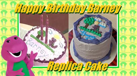 Happy Birthday Barney Cake