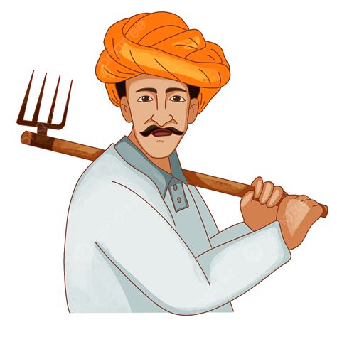 Indian Farmer Png Vector Psd And Clipart With Transparent Background