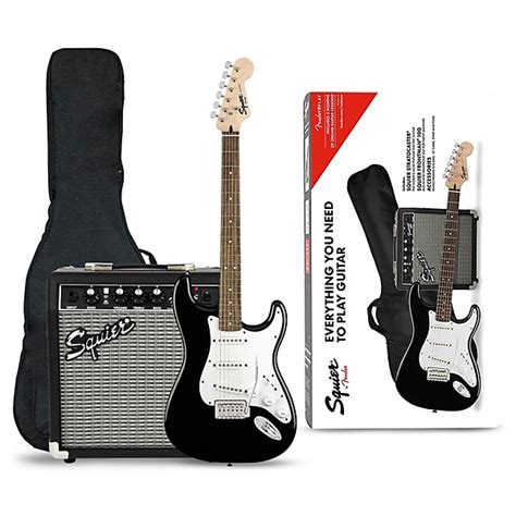 Squier Stratocaster Electric Guitar Pack With Squier Frontman 10G