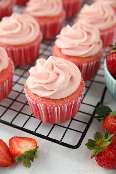 strawberry cupcakes recipe video dessert now dinner later