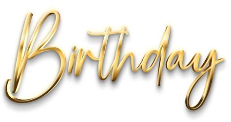 Birthday Text Pngs For Free Download