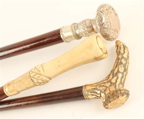 Collection Of 3 Antique Canes