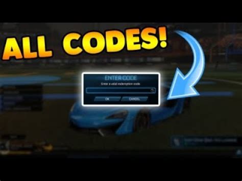 How to redeem codes in rocket league? ALL WORKING CODES IN ROCKET LEAGUE!!! - YouTube