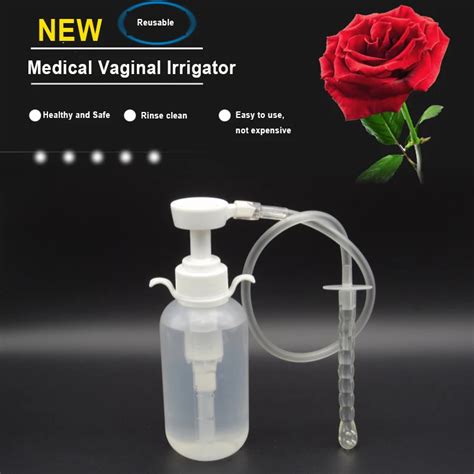 300ml Reusable Medical Vagina Irrigator Enemator Vaginal Washing Device Anal Douche Enema