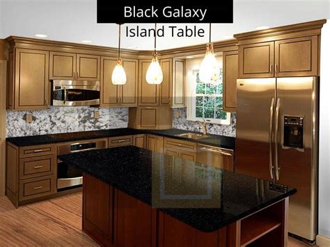 Black Galaxy Granite Kitchen Countertops Picture Pros And Cons