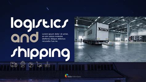 Logistics And Shipping Presentation Powerpoint