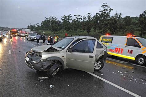Emergency Workers Injured At Accident Scene On The N2 North Near The