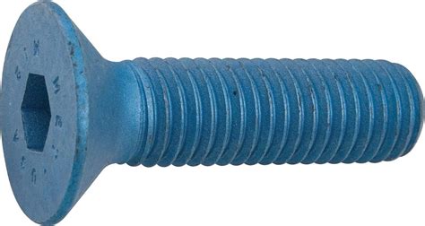 M8 125 X 60 Mm Blue Alloy Steel Flat Socket Head Cap