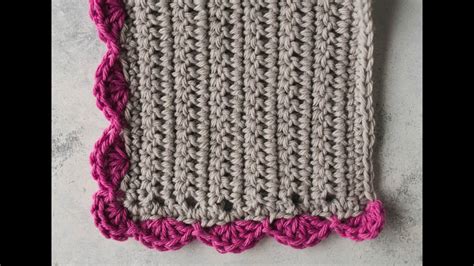 Sweet Shell Crochet Edging Allfreecrochet Youtube