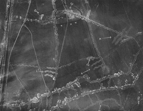 Ww1 Aerial Photo Trenches Raf Photographers Memorial