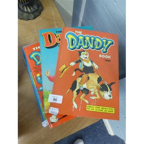 Eight Dandy And Beano Childrens Annuals 1970s80s