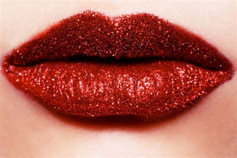 Red Lips Glitter Lips Cosmetic Beauty Beauty Lip Beauty Beauty Shoot
