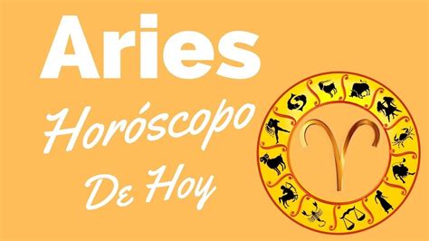 Horoscopo Aries Hoy 6 De Abril 2020 Youtube