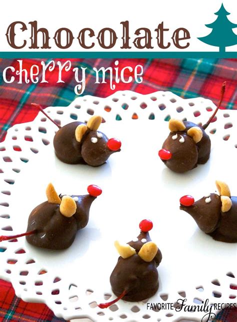 Christmas cactus is a popular tropical houseplant offering bold, colorful blooms. Cherry Chocolate Mice - I can't get enough of these cute ...