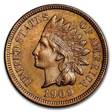 Buy 1909 S Indian Head Cent Bu Details Cleaned Apmex