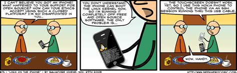 Linux On The Iphone Geek Hero Comic A Webcomic For Geeks