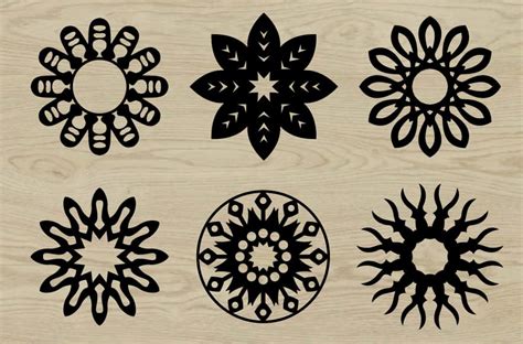 Decorative Circle Svg Free Dxf Files For Laser Cutting Free Vector