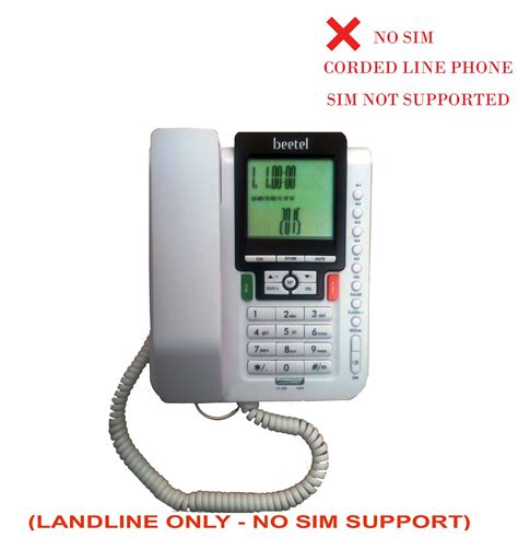 Buy Beetel M71 Corded Landline Phone White Online At Best Price In