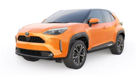 Tokyo Japan 20 April 2022 Toyota Yaris Cross 2020 Compacte Oranje