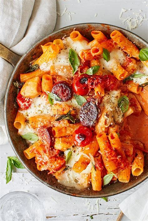 This creamy chorizo pasta has all the good stuff. Pin on Everything Food & Beverage