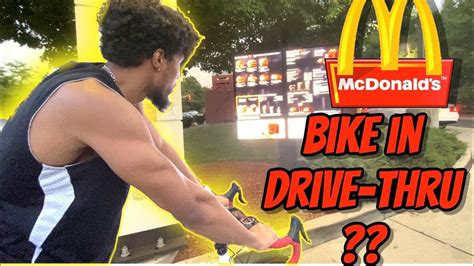 Going Through Mcdonalds Drive Thru On A Bike Youtube