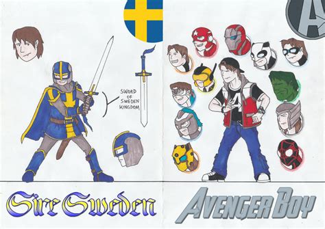 Sire Sweden And Avenger Boy Redesign Request By Julalesss On Deviantart